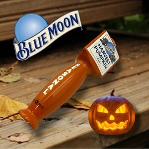 Blue Moon Seasonal Harvest Pumpkin Ale Tap Handle Breweriana